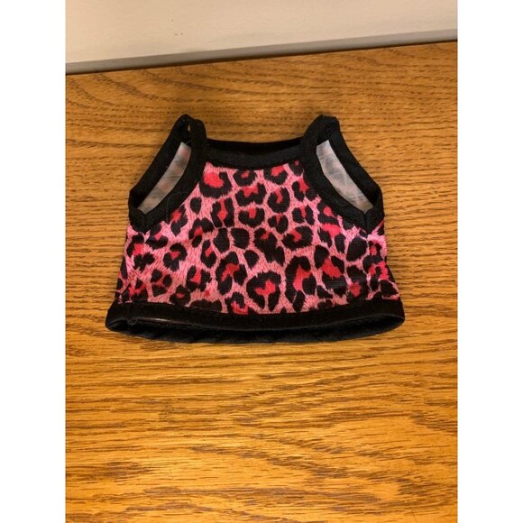 Webkinz pink cheetah print tank top - Picture 1 of 1